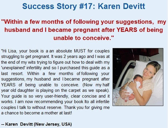 another success story example, this shows that pregnancy miracle book is really helpful and effective alternative frtility system